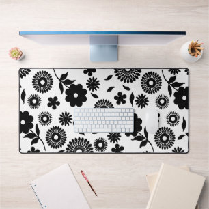 Floral Large Mouse Pad Girls Cute Desk Mat