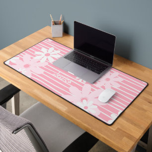 Floral Large Mouse Pad Girls Cute Desk Mat