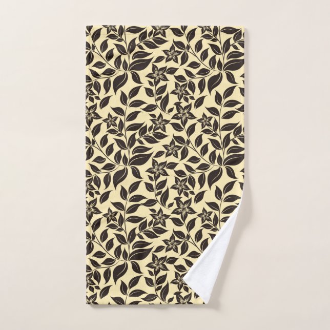 Floral Leaves Pattern-47566 Hand Towel (Hand Towel)