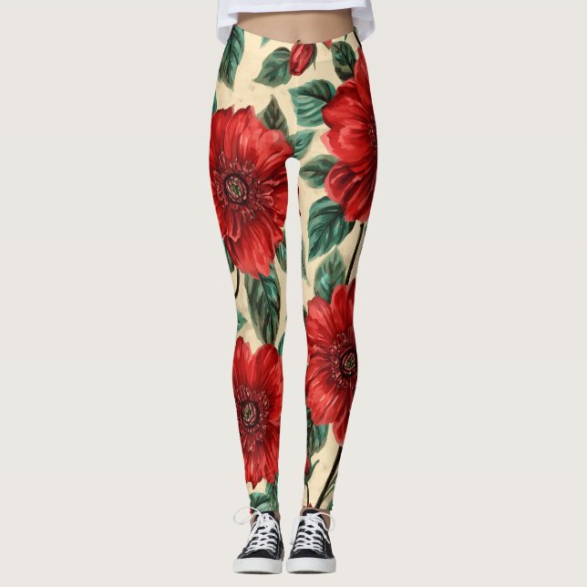 Floral Leggings (Front)