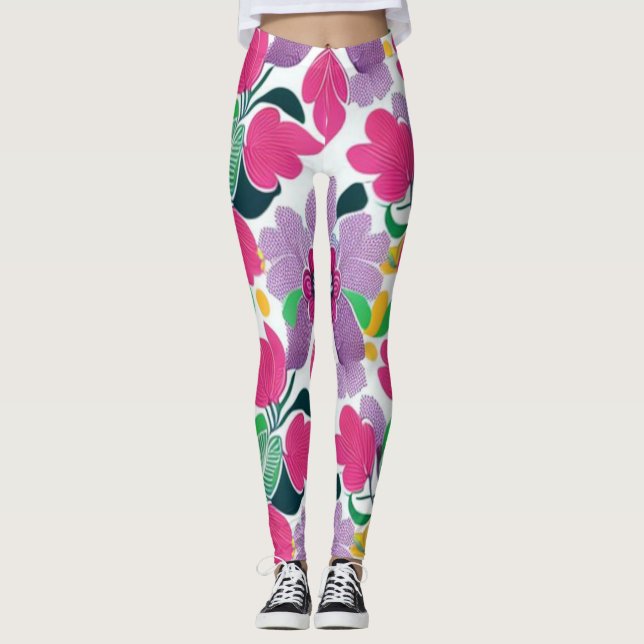 Floral leggings  (Front)