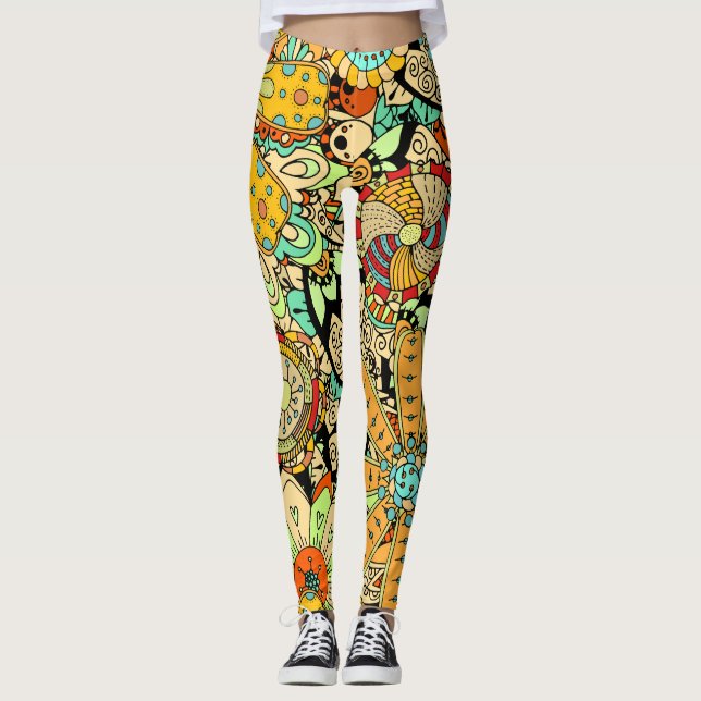 Floral Leggings (Front)