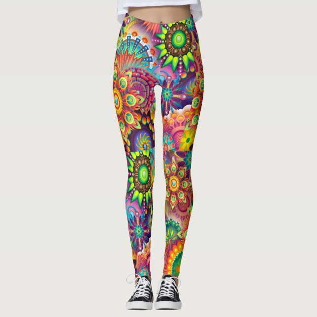 Floral Leggings (Front)