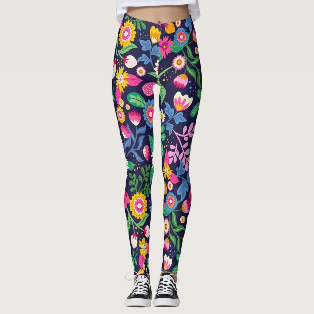 Floral leggings (Front)