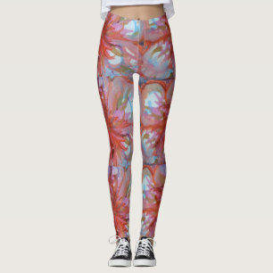 FLORAL LEGGINGS BY PAULA REILLY.