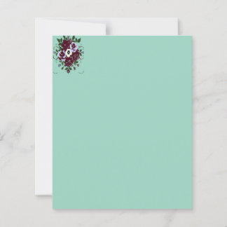 Floral Letter Paper – Bouquet of Violets