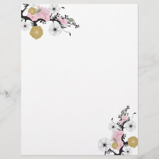 Floral Letterhead