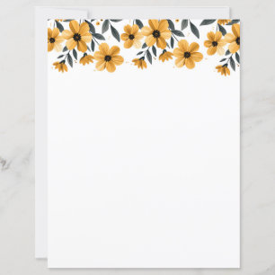 floral letterhead