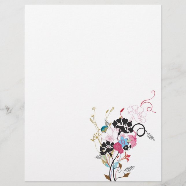 Floral Letterhead (Front)