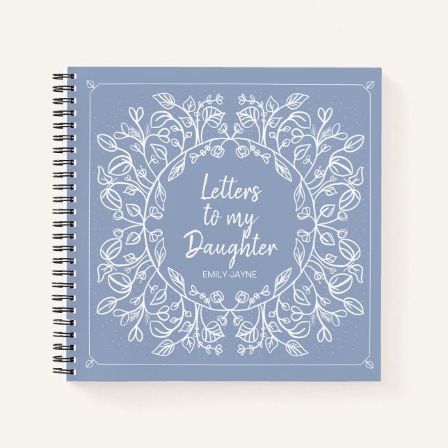 Floral Letters to My Daughter Keepsake Journal (Front)