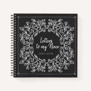 Floral Letters to My Niece Keepsake Journal