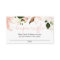 Floral lilies lily baby shower diaper raffle cards