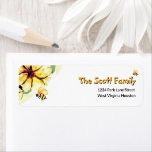 Floral Little Honey Bee Honeycomb Baby Shower