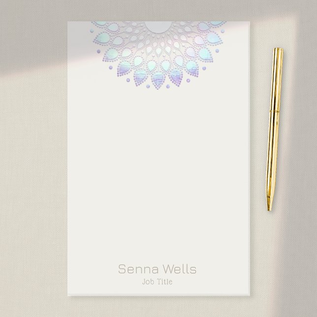 Floral Lotus Mandala Post-it Notes (Creator Uploaded)