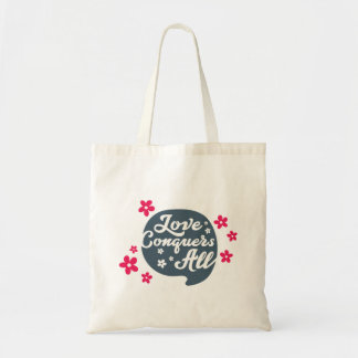 Floral - Love Conquers All Tote Bag