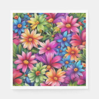 Floral Love - Paper Napkin