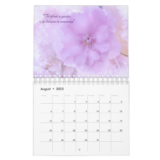 Floral Love Quotes 2023 Calendar
