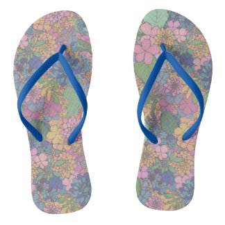 Floral Love Slippers Flip Flops
