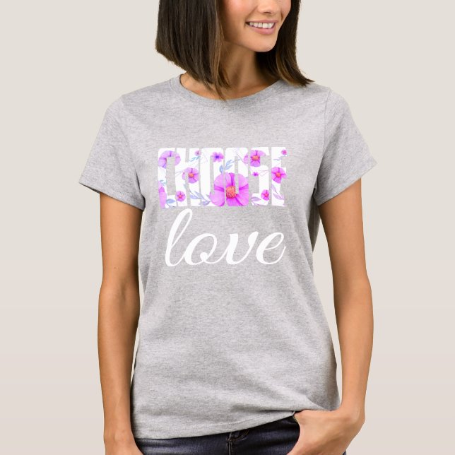 Floral Love T-Shirt (Front)