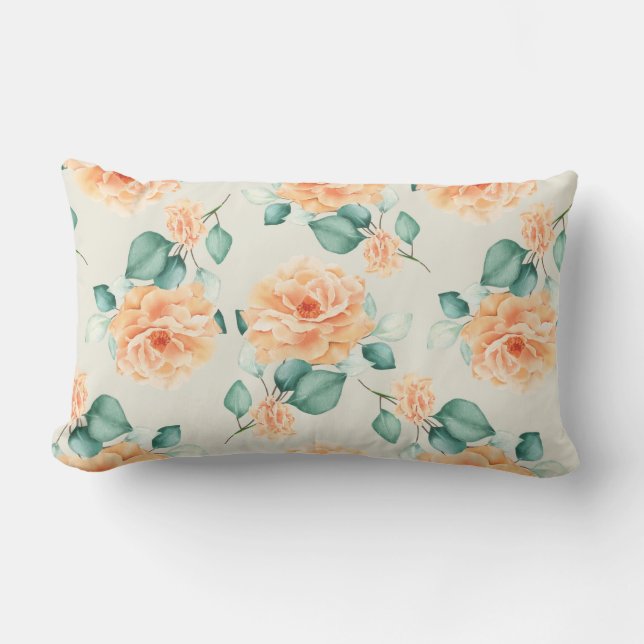 Floral Lumbar Cushion (Front)