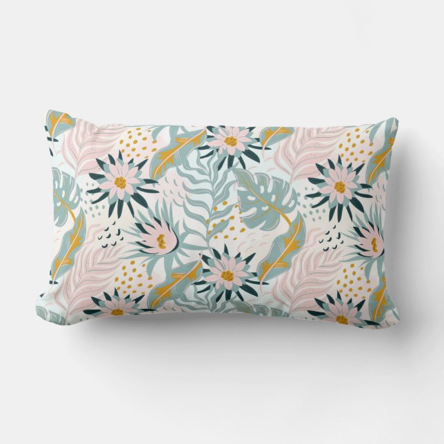 Floral Lumbar Pillow (Front)