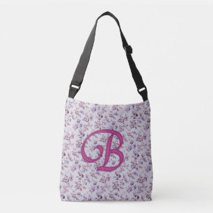 Floral Luxury Monogram B Crossbody Bag