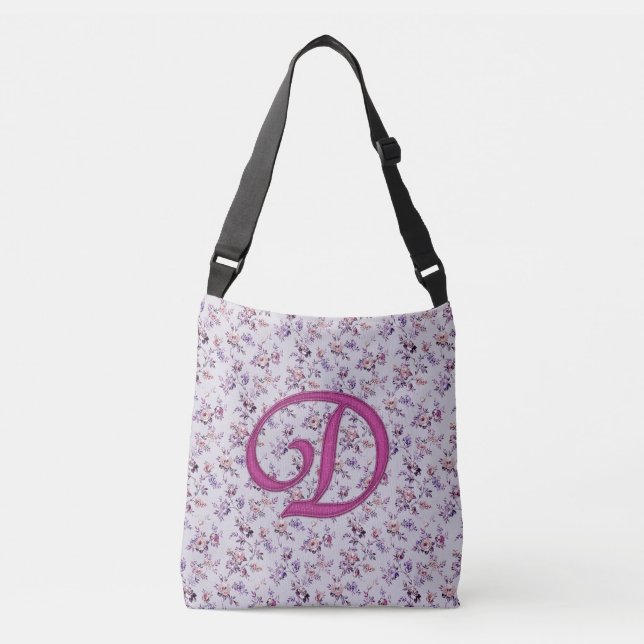 Floral Luxury Monogram C Crossbody Bag (Front)