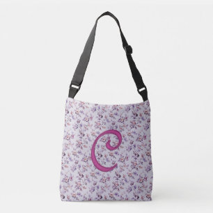 Floral Luxury Monogram C Crossbody Bag