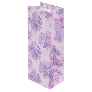 Floral Luxury Wine Gift Bag