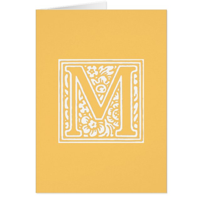 Floral "M" Monogram (Front)