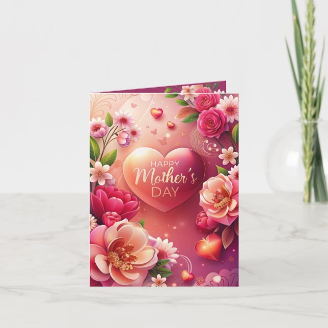 Floral Magic for Mum Card (Front)