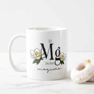 Floral Magnesium Element Coffee Mug
