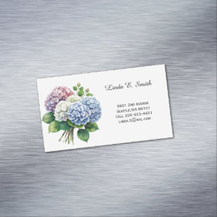 Floral Magnetic Calling Card