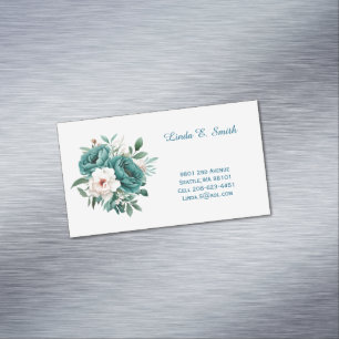 Floral Magnetic Calling Card