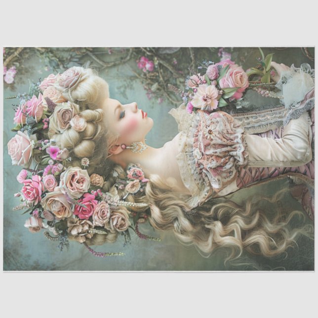 Floral Maiden Tissue Paper (Front)