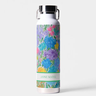 Floral Majesty Custom Water Bottle