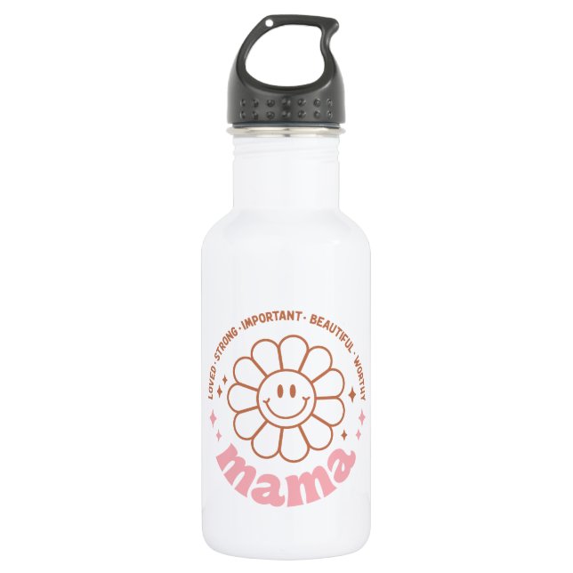 Floral Mama 532 Ml Water Bottle (Front)