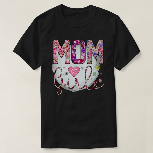 Floral Mama 9 T-Shirt (Design Front)