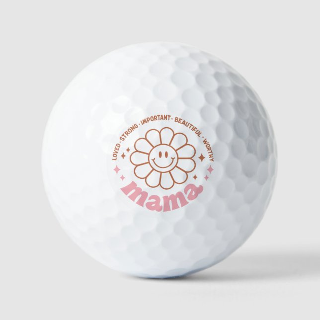 Floral Mama Golf Balls (Front)