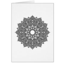 Floral Mandala Adult Colouring