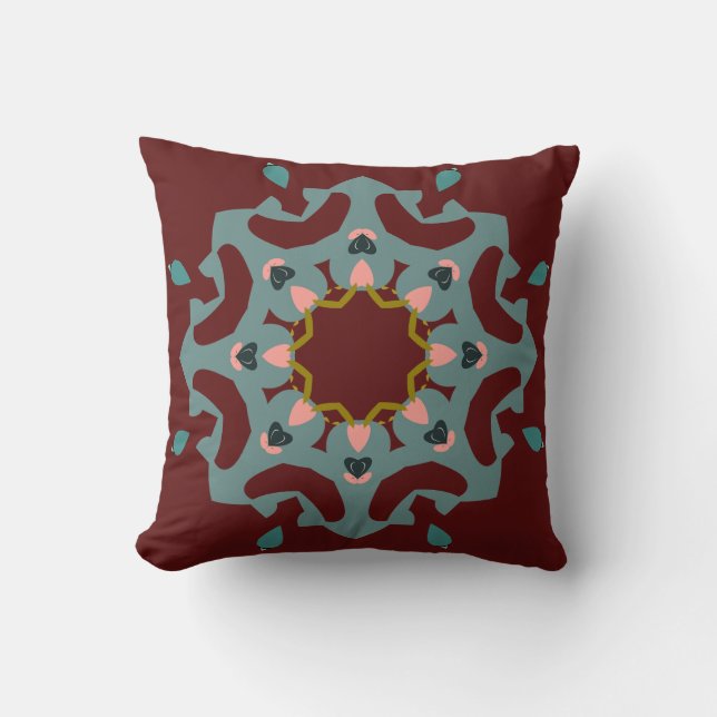 Floral Mandala Cushion (Front)