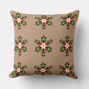Floral Mandala Pattern Cushion