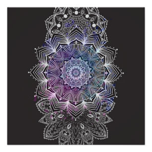 Floral Mandala Poster