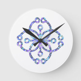 Floral Mandala Round Clock