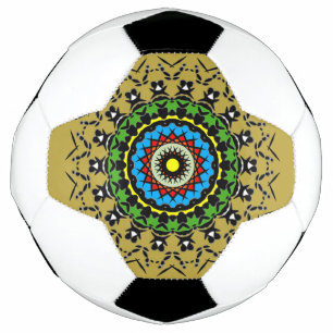 Floral Mandala Seamless Football