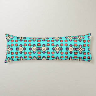 Floral Mandala Seamless Pattern Body Cushion