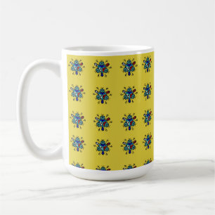 Floral Mandala Seamless Pattern Coffee Mug