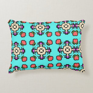 Floral Mandala Seamless Pattern Decorative Cushion