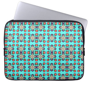 Floral Mandala Seamless Pattern Laptop Sleeve