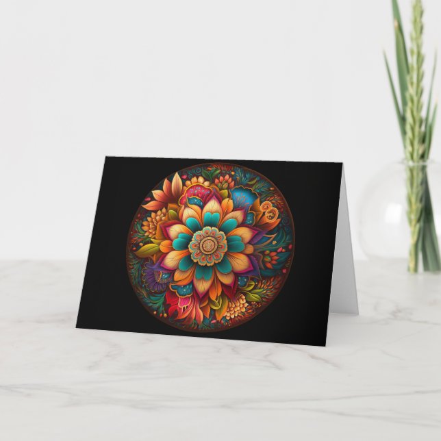 Floral Mandalas Note Card (Front)